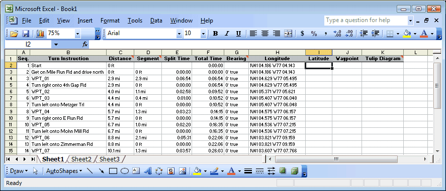 MS-Excel Turn Instructions 2